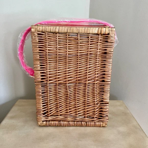 🎀Lilly Pulitzer Wine / Beverage Basket🎀 - Picture 11 of 14